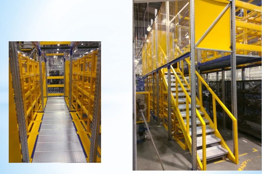 Mezzanine industrial: fotografía de referencia del material proporcionado